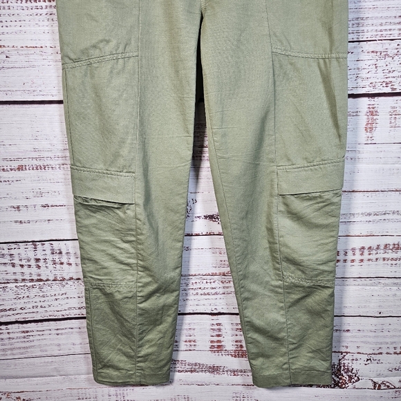 J Brand Athena green belted utility pants - Picture 4 of 16